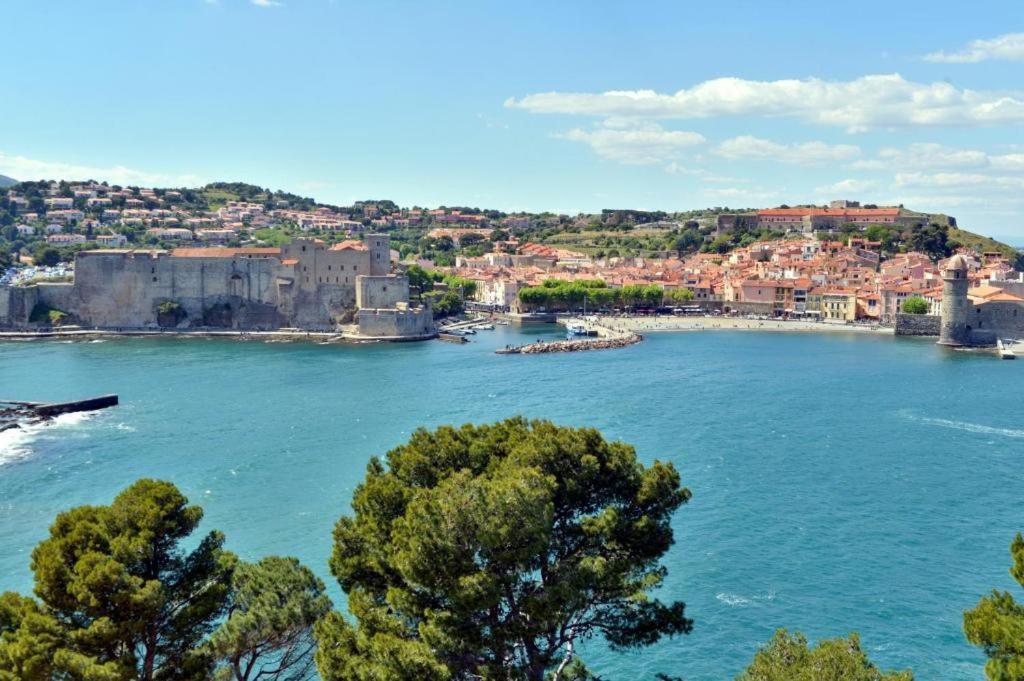 Vue Imprenable - Piscine - Parking Prive - Terrasse - Collioure Apartment Екстериор снимка