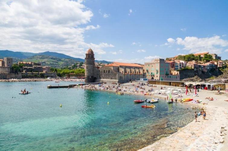 Vue Imprenable - Piscine - Parking Prive - Terrasse - Collioure Apartment Екстериор снимка